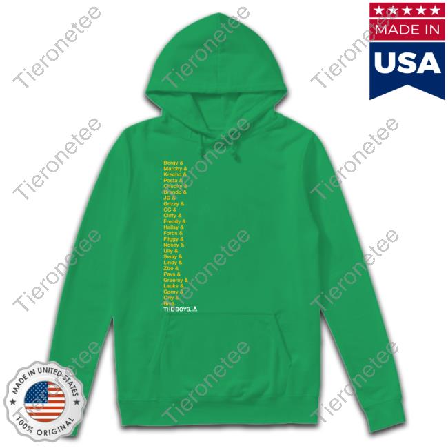 Official Bruins 2023 The Boys Roster T-Shirt Official Bruins 2023 The Boys Roster T-Shirt