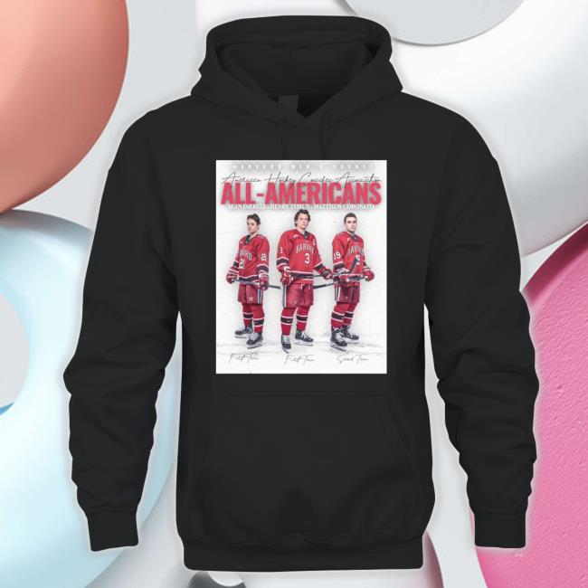 Harvard Men’s Hockey 2023 AHCA All-Americans Shirts Harvard Men’s Hockey 2023 AHCA All-Americans Shirts
