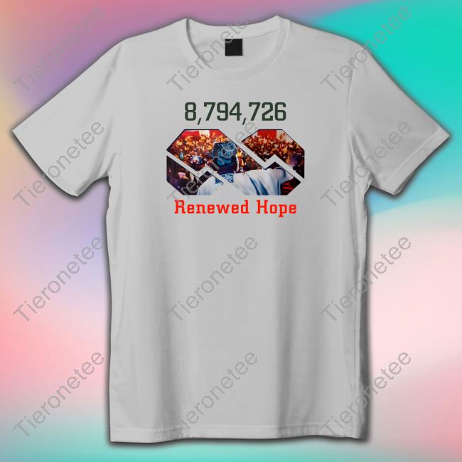 Original 8,794,726 Renewed Hope Crewneck Sweatshirt Original 8,794,726 Renewed Hope Crewneck Sweatshirt