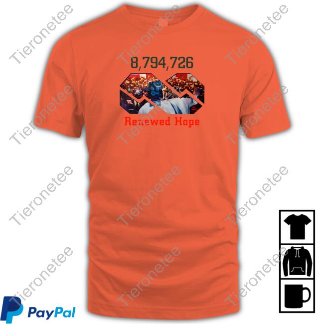 Original 8,794,726 Renewed Hope Crewneck Sweatshirt Original 8,794,726 Renewed Hope Crewneck Sweatshirt