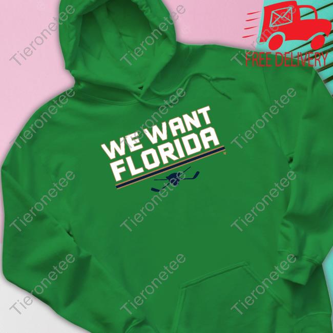 Official We Want Florida Tee Shirt Official We Want Florida Tee Shirt