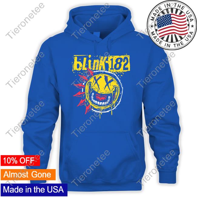 Blink 182 Punk Smiley Shirt Blink 182 Punk Smiley Shirt