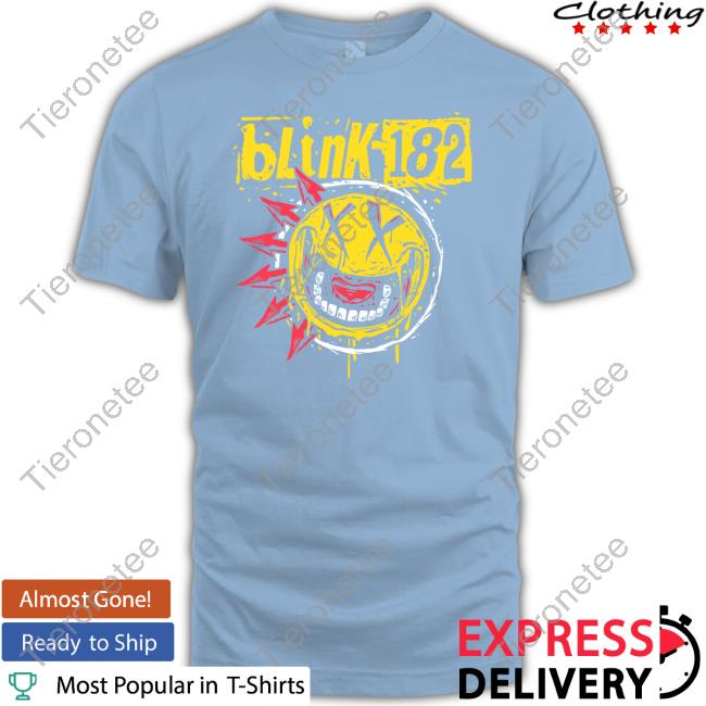 Blink 182 Punk Smiley Shirt Blink 182 Punk Smiley Shirt