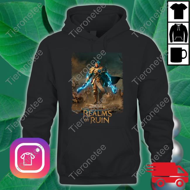 Warhammer Age Of Sigmar: Realms Of Ruin Black Shirt Warhammer Age Of Sigmar: Realms Of Ruin Black Shirt