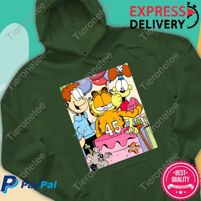 Happy Birthday Garfield 45 Old Shirts Happy Birthday Garfield 45 Old Shirts