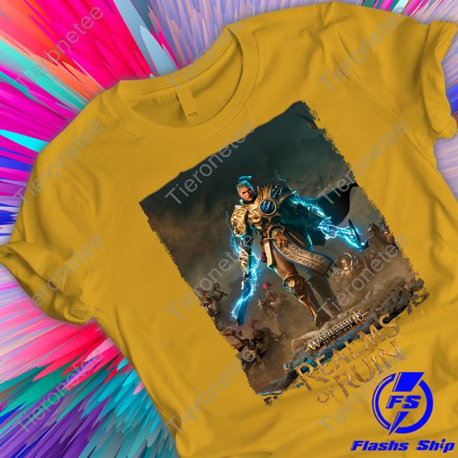 Warhammer Age Of Sigmar: Realms Of Ruin Black Shirt Warhammer Age Of Sigmar: Realms Of Ruin Black Shirt