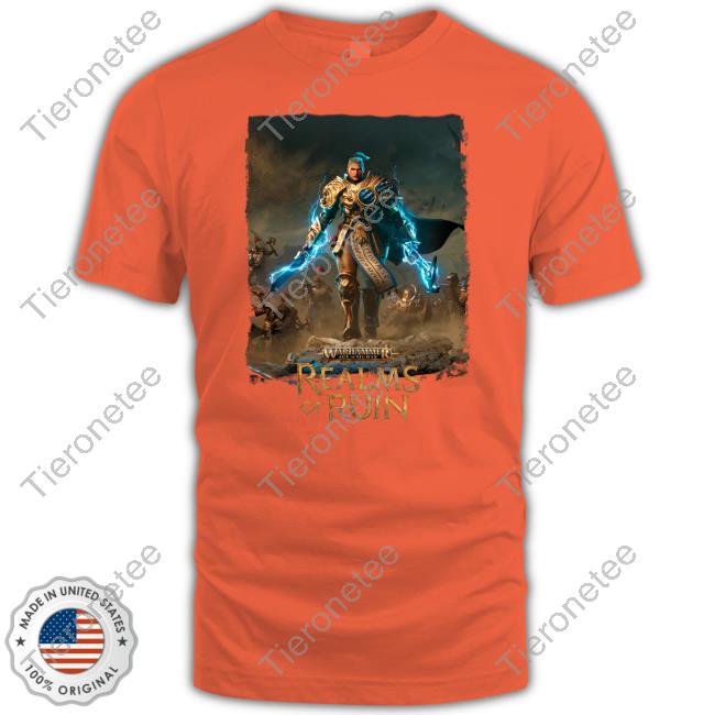 Warhammer Age Of Sigmar: Realms Of Ruin Black Shirt Warhammer Age Of Sigmar: Realms Of Ruin Black Shirt