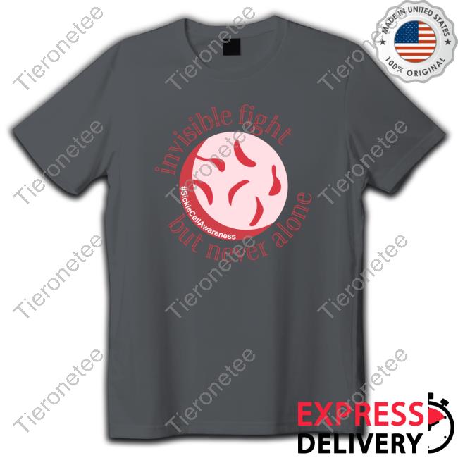 Official Invisible Fight But Never Alone Sweatshirt Official Invisible Fight But Never Alone Sweatshirt