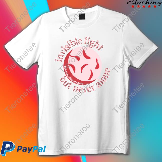 Official Invisible Fight But Never Alone Sweatshirt Official Invisible Fight But Never Alone Sweatshirt