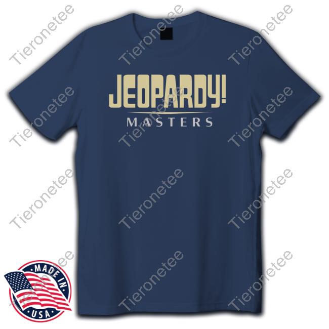 Jeopardy Masters Tee Shirt Jeopardy Masters Tee Shirt
