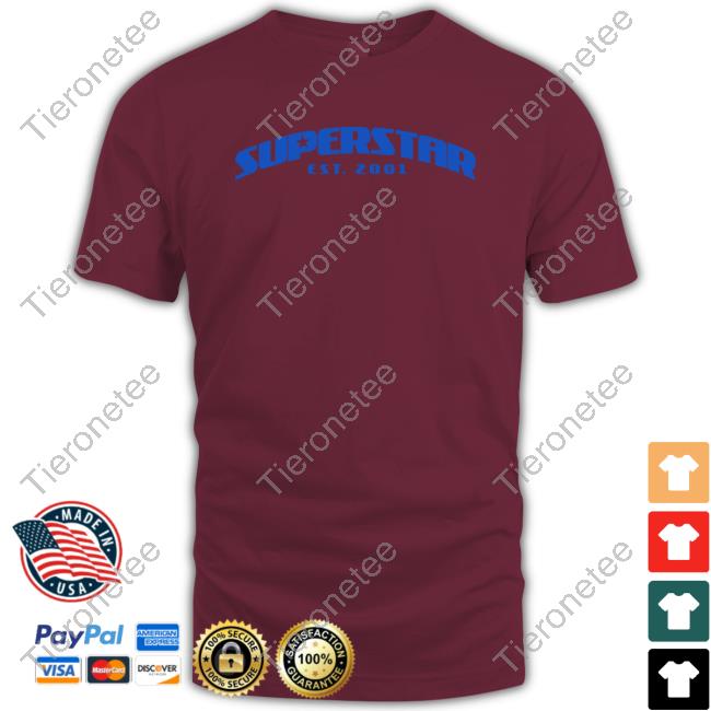 Official Lil Peej Superstar Est 2001 Blue T Shirt Official Lil Peej Superstar Est 2001 Blue T Shirt