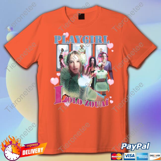 Playgirl Lolo Zouai Rap Shirt Playgirl Lolo Zouai Rap Shirt