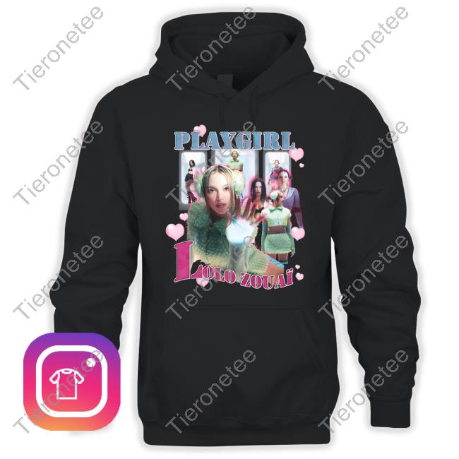 Playgirl Lolo Zouai Rap Shirt Playgirl Lolo Zouai Rap Shirt