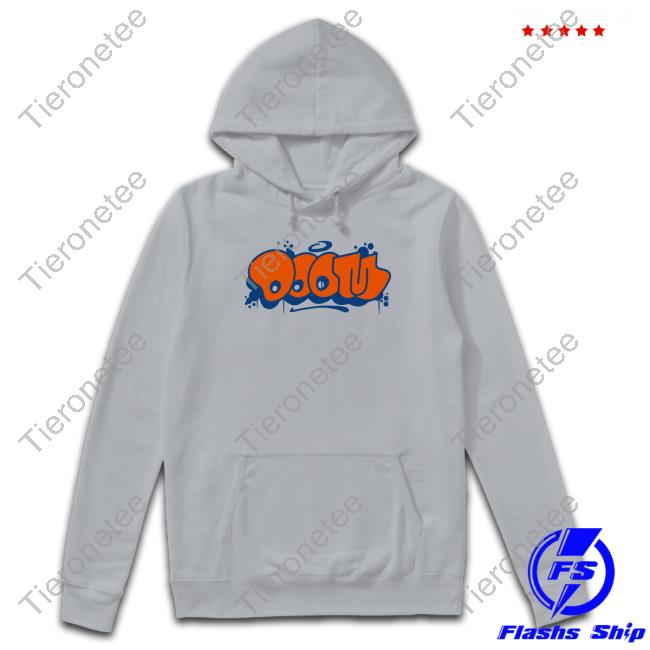 Mf Doom Merch Throw Blue & Orange Hooded Sweatshirt Mf Doom Merch Throw Blue & Orange Hooded Sweatshirt