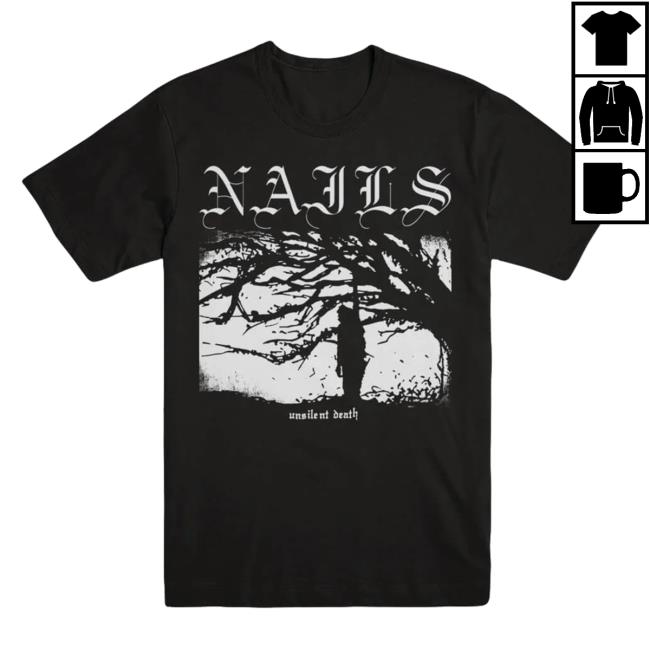 Evil Greed Merch Nails Unsilent Death Hoodie Evil Greed Merch Nails Unsilent Death Hoodie