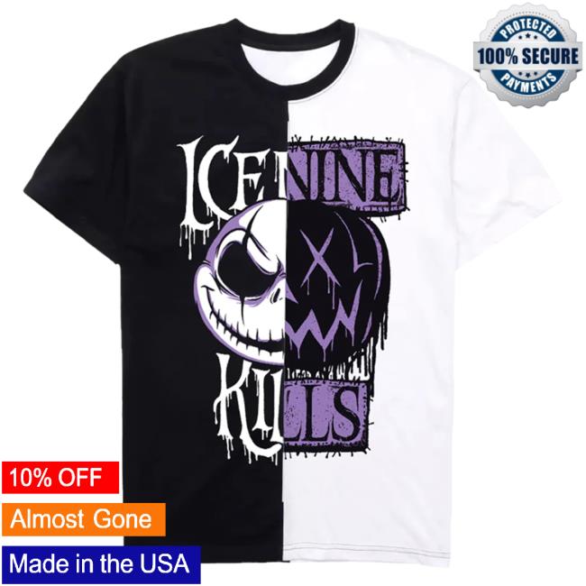 Official Ink Merch Store Ice Nine KillsJack Skillington Split Shirt New IceNineKills Official Ink Merch Store Ice Nine KillsJack Skillington Split Shirt New IceNineKills