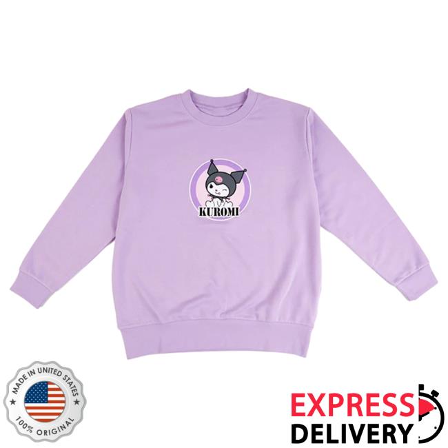 Official Sanrio Apparel Clothing Merch Store Shop Kuromi Circle Sweatshirt Official Sanrio Apparel Clothing Merch Store Shop Kuromi Circle Sweatshirt