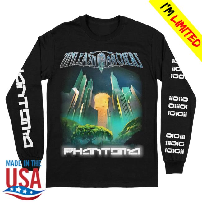 Official Indie Merch Store Shop Unleash The Archers "Phantoma" Long Sleeve Top Shirt IndieMerchStore Official Indie Merch Store Shop Unleash The Archers "Phantoma" Long Sleeve Top Shirt IndieMerchStore
