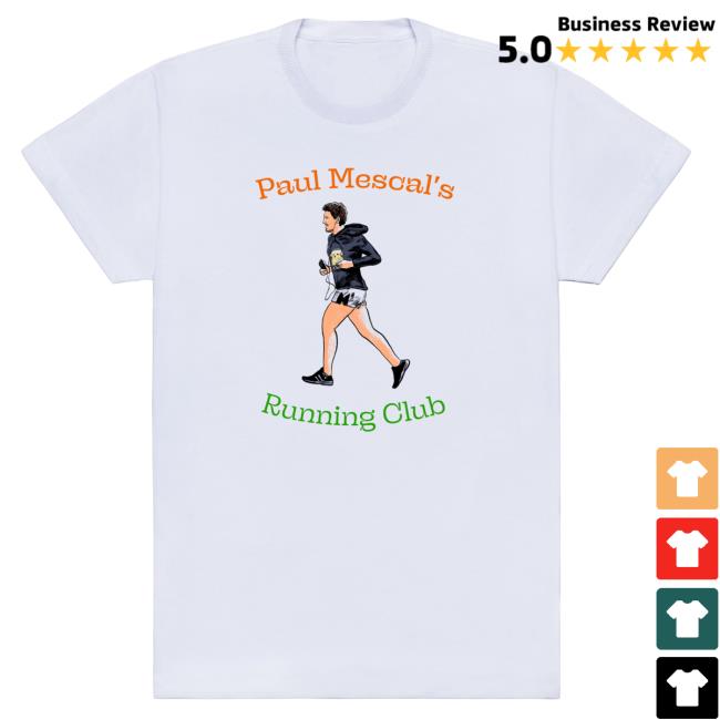 Paul Mescal's Running Club Tee Shirt Paul Mescal's Running Club Tee Shirt