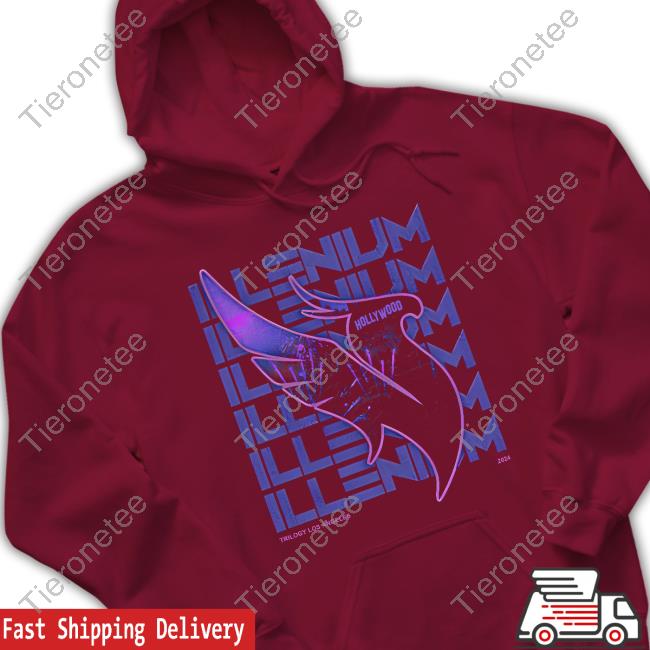 Official Shop Illenium Store Merch Trilogy LA Stacked Shirt Official Shop Illenium Store Merch Trilogy LA Stacked Shirt
