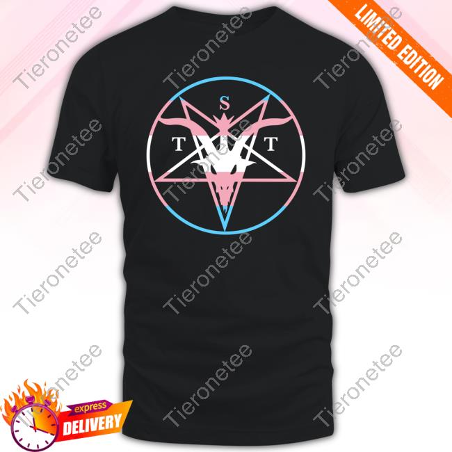 The Satanic Temple Transgender Logo New Shirt The Satanic Temple Transgender Logo New Shirt
