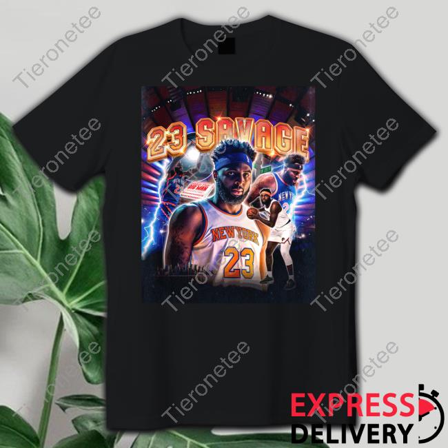 Isaiah Hartenstein Wearing Mitchell Robinson T Shirt