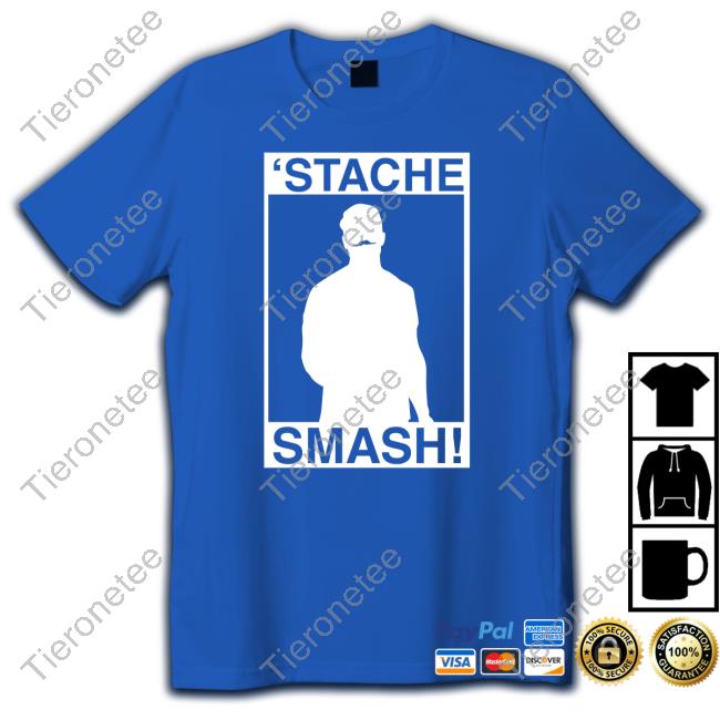 Obvious Shirts Stache Smash T Shirts