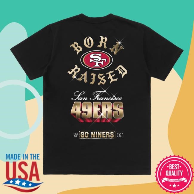 Born X Raised + 49Ers Chrome Rocker New T-Shirt