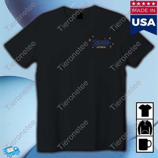 5 Seconds Of Summer Albert Hall Black Shirt