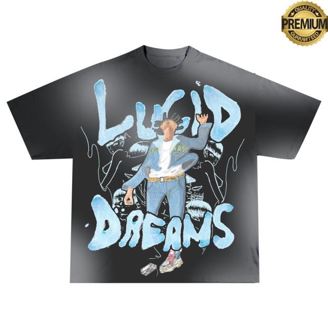 Official Juice Wrld | 999 Club Merch Shop | Lucid Short Sleeve TShirt Gbgr - Black | 999Club Clothing Apparel