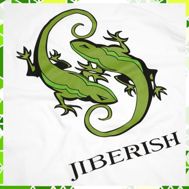 Official Jiberish Merch Twin Lizzy Shirt White