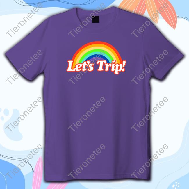 Official Chris Sturniolo Merch Lets Trip Rainbow T Shirt Sturnioloclothing