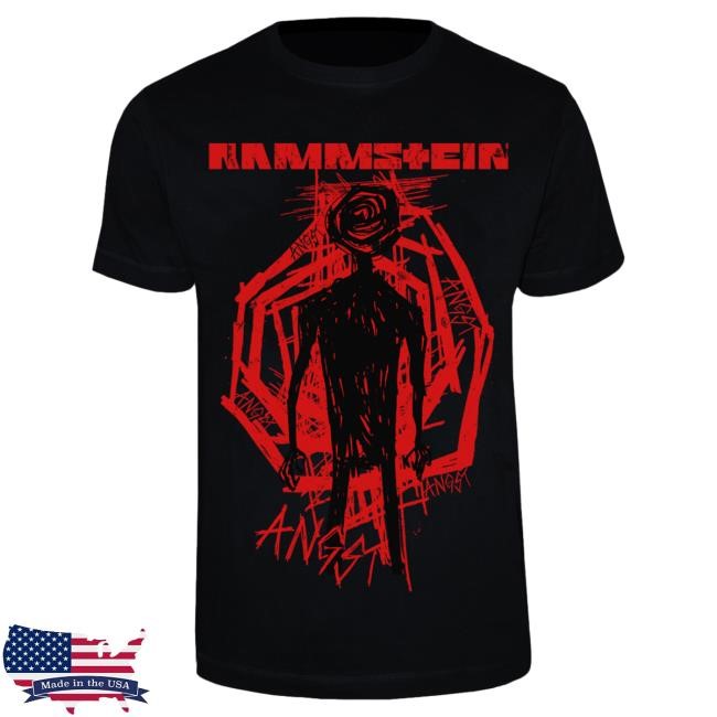 Official Rammstein Merch Store Rammstein Top Shirt ”Schwarzer Mann”