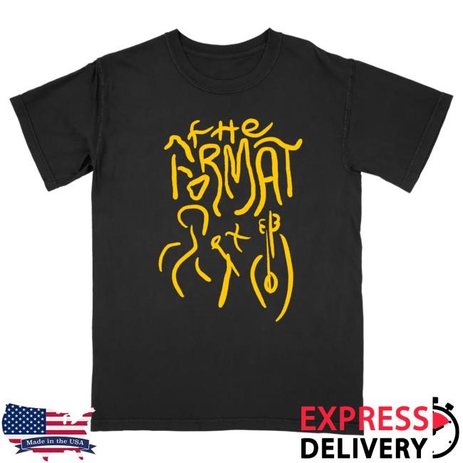 Hello Merch Official Merch The Format Figures Black Shirts HelloMerch