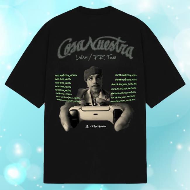 Official Rauw Alejandro Merch Store Shop Playstation x Rauw Tee