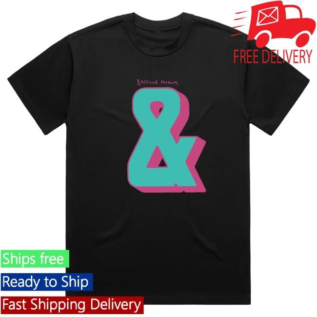 Bastille Band Bastille Ampersand Logo Black Tees Bastille Official Merch Store