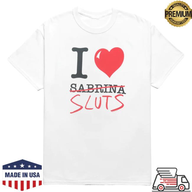 Official Sabrina Carpenter Merch Store Sabrina Sluts - Hot Shirt - White