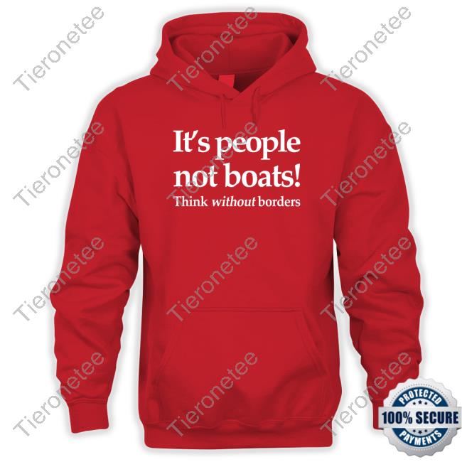 Official Alastair Campbell It's People Not Boats Think Without Borders Shirt