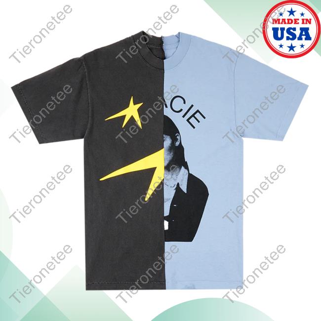 Official Gracie Abrams Merch Store Star Upcycled Split Shirt New II Gracieabrams Shop