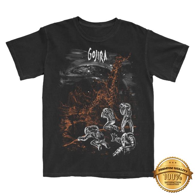 Official Roadrunner Records Gojira Merch Store Gojira Eiffel Falls Tee Shirt Black RoadrunnerRecords
