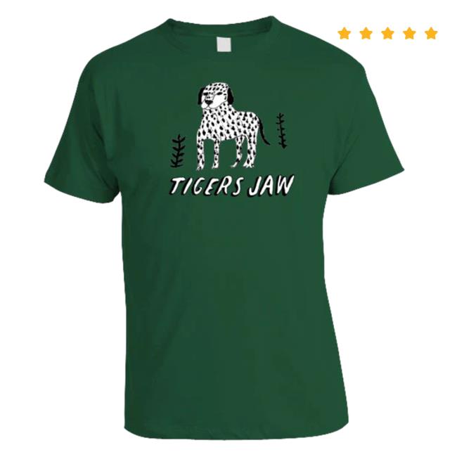 Official Run For Cover Records Tigers Jaw Dalmation Hoodie