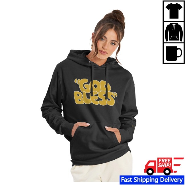 God Bless Black/Gold Hoodie Sal Vulcano God Bless Black/Gold New Hoodie Sal Vulcano