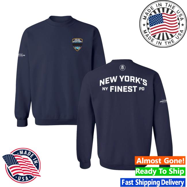 The Barstool Sports Store Merch NY Finest Crewneck Sweater