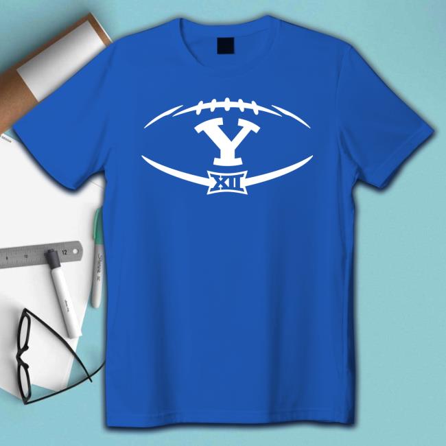 Byu Football Big XII Logo T-Shirt