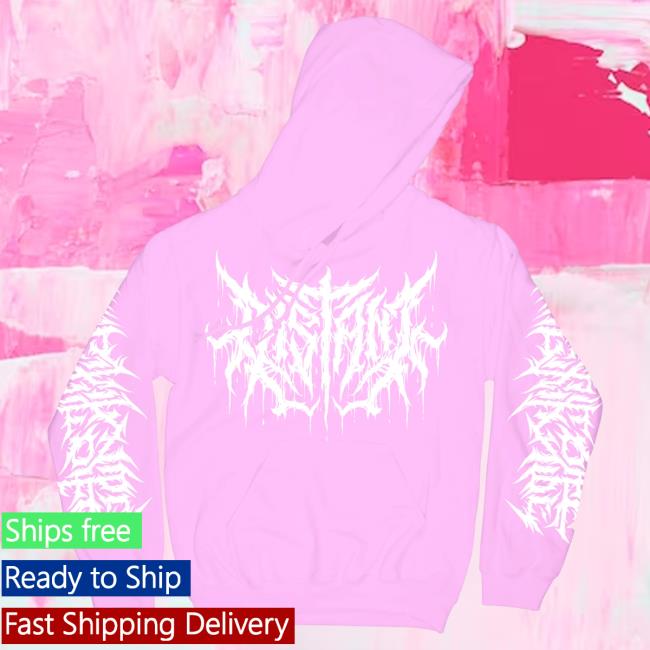 Official Indie Merch Store Shop Distant Band Pink Human Scum ## IndieMerchStore Pull Over Hoodie