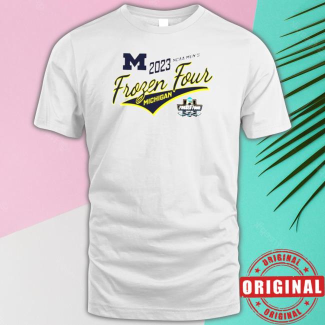 Champion university of Michigan hockey 2023 ncaa frozen four Sweatshirt
