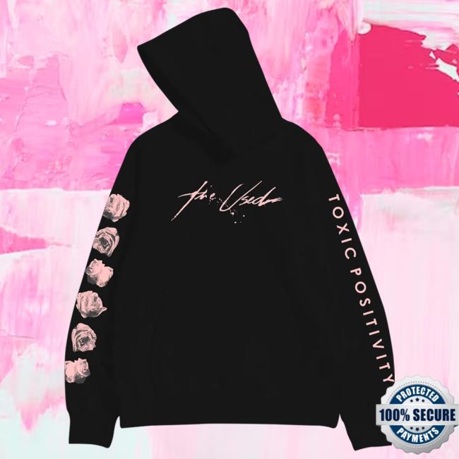 The Used Band Merch Shop Toxic Positivity Black Pullover Hoodie