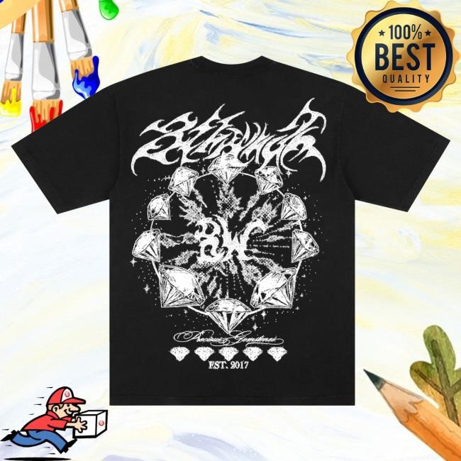 Official 8Thwndr Store Clothing 8Thwndr Gemstones Top Shirt Black