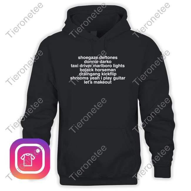 Shoegaze Deftones Donnie Darko Taxi Driver Marlboro Lights Bojack Horseman T-Shirt