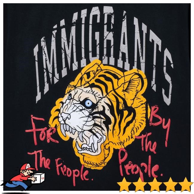 Official Kids Of Immigrants Immigrants Tiger Shirt